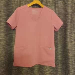 Figs chalk pink top